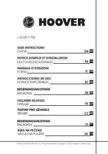 Bedienungsanleitung Hoover HOZP717IN Backofen
