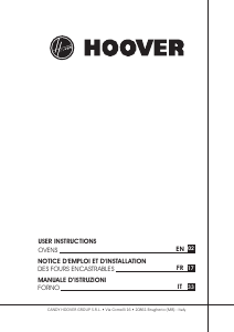 Handleiding Hoover HOFZ7170IN Oven