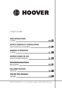 Kullanım kılavuzu Hoover HOT7174WI WI Fırın