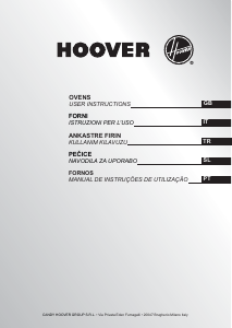 Manual Hoover HOA 1X Forno