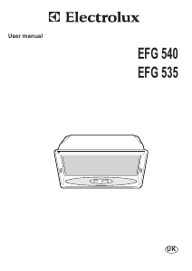 Manual Westinghouse EFG540G/A Cooker Hood