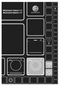 Kullanım kılavuzu Hoover WDXOA4118AH/1-17 Çamaşır kurutma makinesi