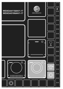 Kullanım kılavuzu Hoover WDXOA5106AH/1-17 Çamaşır kurutma makinesi