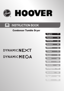 Manual Hoover DMC D1013BX-S Máquina de secar roupa