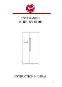 Manual Hoover HSBSF 178BK Fridge-Freezer