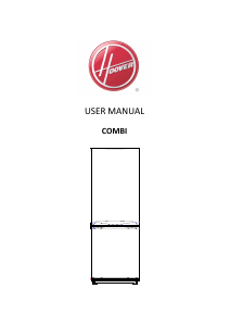 Manual Hoover H1826MNB5XWK Fridge-Freezer