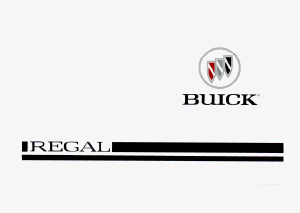 Handleiding Buick Regal (1996)