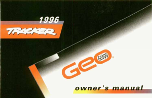 Handleiding Geo Tracker (1996)