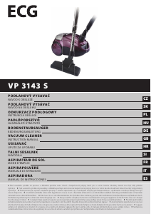 Manual ECG VP 3143 S Vacuum Cleaner