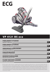 Návod ECG VP 4121 BS Eco Vysávač