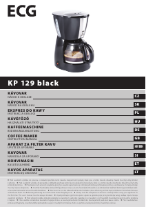Handleiding ECG KP 129 Koffiezetapparaat