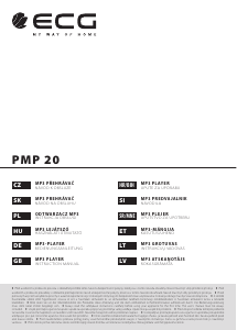 Návod ECG PMP 20 Mp3 prehrávač