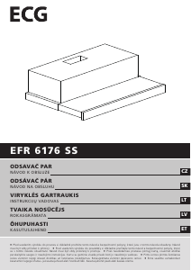 Manuál ECG EFR 6176 SS Odsavač par