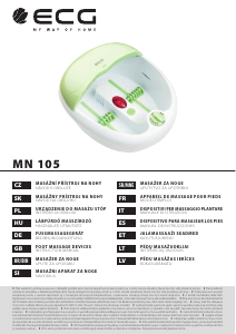 Manual de uso ECG MN 105 Baño de pie