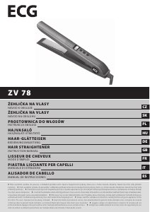 Manuale ECG ZV 78 Piastra per capelli