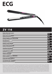 Manual ECG ZV 116 Hair Straightener