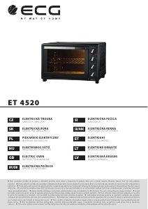 Handleiding ECG ET 4520 Oven
