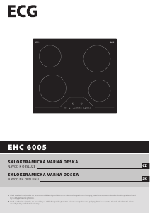 Manuál ECG EHC 6005 Varná deska