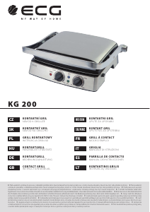 Handleiding ECG KG 200 Contactgrill