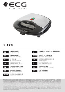 Kasutusjuhend ECG S 179 Kontaktgrill