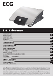 Handleiding ECG S 419 Decente Contactgrill