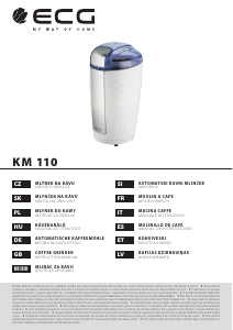 Priručnik ECG KM 110 Mlinac za kavu