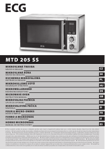 Návod ECG MTD 205 SS Mikrovlnná rúra