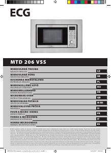 Manual de uso ECG MTD 206 VSS Microondas