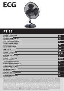 Návod ECG FT 33 Ventilátor