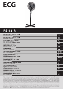 Manuale ECG FS 45 R Ventilatore