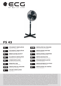 Priročnik ECG FS 43 Ventilator
