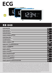 Vadovas ECG RB 040 Radijo laikrodis su žadintuvu