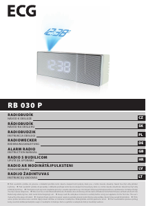 Manual ECG RB 030 P Alarm Clock Radio