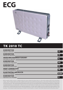 Návod ECG TK 2010 TC Ohrievač