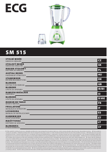 Használati útmutató ECG SM 515 Turmixgép