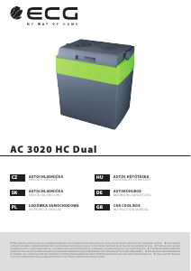Használati útmutató ECG AC 3020 HC Dual Hűtőláda
