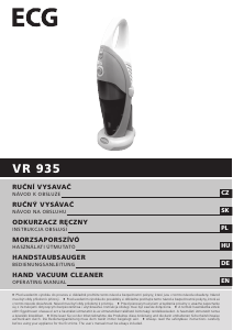 Használati útmutató ECG VR 935 Kézi porszívó