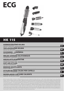 Návod ECG HK 115 Kulma na vlasy