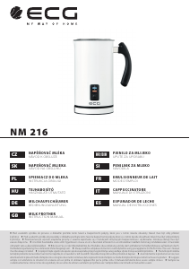 Manual de uso ECG NM 216 Batidor de leche