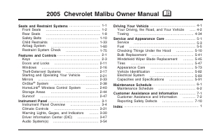 Manual Chevrolet Malibu Maxx (2005)