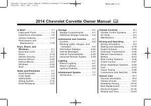 Manual Chevrolet Corvette Stingray (2014)