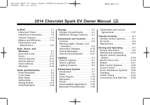 Manual Chevrolet Spark EV (2014)