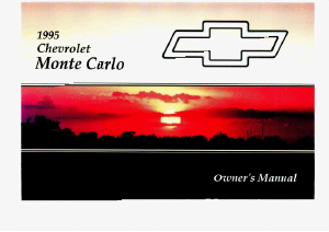 Manual Chevrolet Monte Carlo (1995)