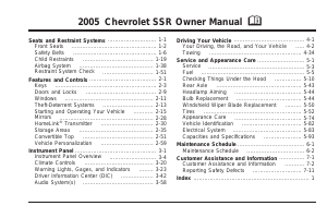Manual Chevrolet SSR (2005)