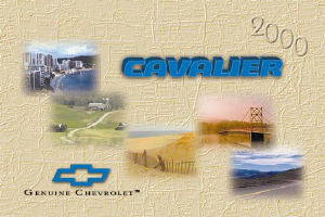 Handleiding Chevrolet Cavalier (2000)