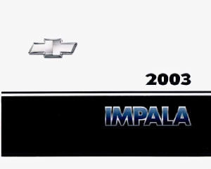 Manual Chevrolet Impala (2003)