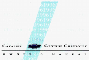 Manual Chevrolet Cavalier (1996)