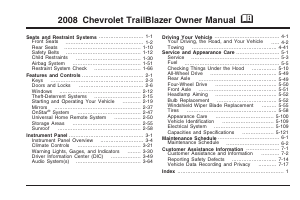 Manual Chevrolet TrailBlazer (2008)