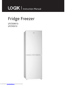 Manual Logik LFC55S13 Fridge-Freezer