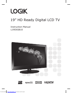 Manual Logik L19DIGB10 LCD Television